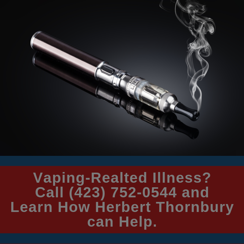 Chattanooga JUUL Injury Lawyer CTA | Herbert Thornbury